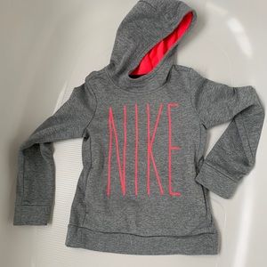 Nike sweatshirt Grey Dri-fit w/ hot pink accents